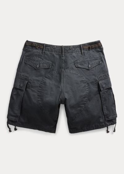 Men's Ralph Lauren Cotton Herringbone Cargo Shorts | 048356VML